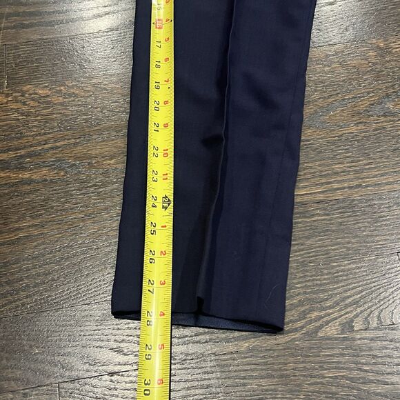 Suit Supply Soho F. LLI Cerruti Blue Traveller Wool Trouser Men’s 33x28 Blue - Picture 8 of 8